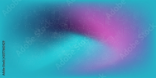 Εκτύπωση καμβά Abstract Halftone Pattern on Gradient Background Gentle Color Transition