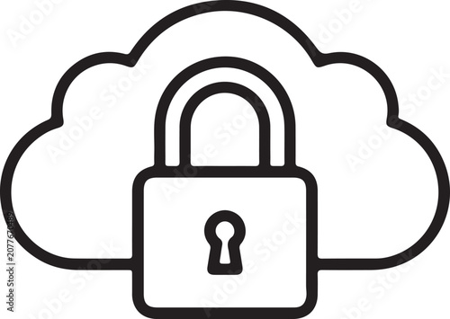cloud, security, lock, protection, secure, cybersecurity, encryption, cloudstorage, securedata, server,