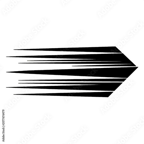 Sleek sharp speed lines vector for futuristic racing