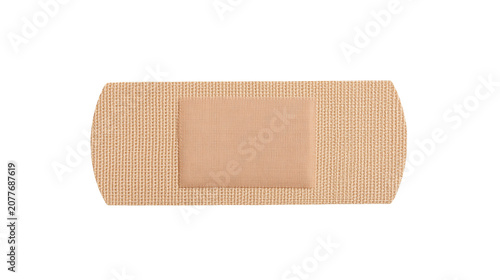 Foto Fabric adhesive bandage with gauze pad