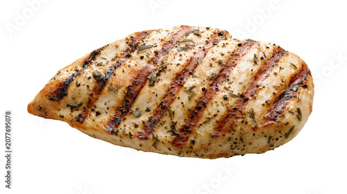 Fotografía Grilled chicken breast seasoned with herbs and spices