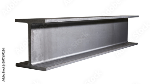 Foto Steel I-beam structural metal profile