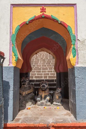 Ranjeshwar Temple, an ancient, culturally significant Lord Shiva temple located in Ranje village. Dating back over 400 years to the pre-Shivaji era. Pune, Maharashtra, India.