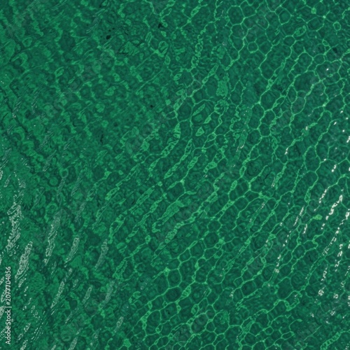 Emerald green water texture background