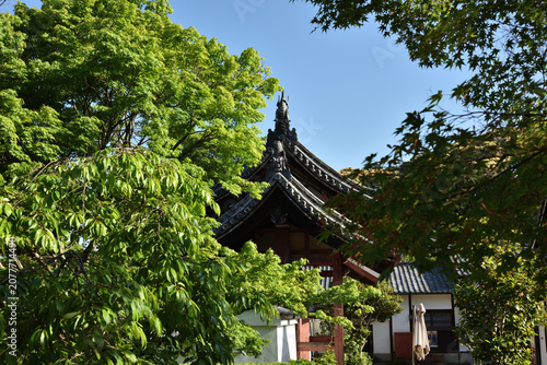 萬福寺　側面から見る総門(京都府宇治市)