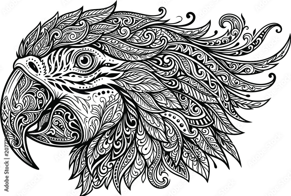 Fototapeta premium tribal tattoo design