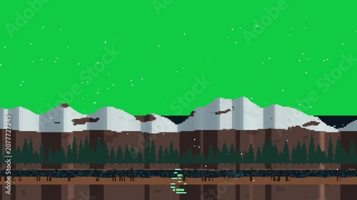 Spark on rail starting cyan glyph pulsing changing rising settling marking portal transparent pixel