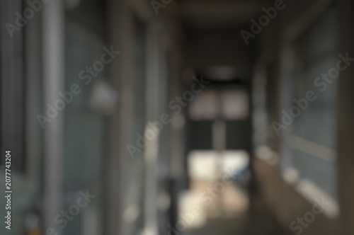 Fotografie A detailed, photo-realistic depiction of a prison interior at dawn
