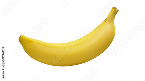 Quadro su tela Ripe yellow banana curved shape