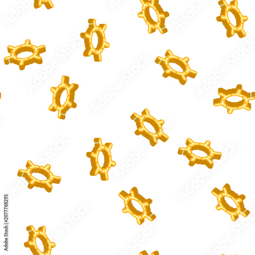 Obraz na plátně varicella zoster virus isometric seamless pattern