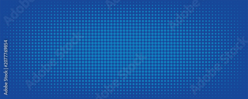 Bild auf Leinwand Blue Tech Finance Fintech Background Abstract Pixel Pattern