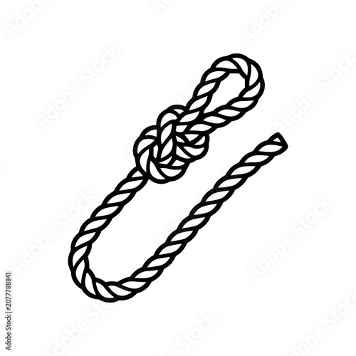 Photos Rope with a secure knot.