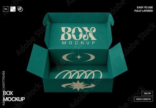 Box Mockup For Product And Packaging Design