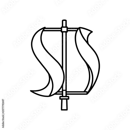 Detailed Drawing of a Windmill Blade.