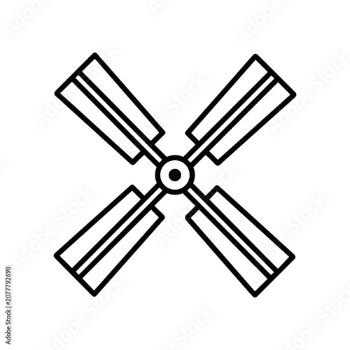 Fan Blade Industrial Equipment Component.