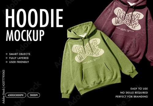 Hoodie Mockup For Streetwear And Apparel Design
