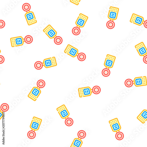 Fotografie light meter measuring equipment vector seamless pattern light meter measuring eq