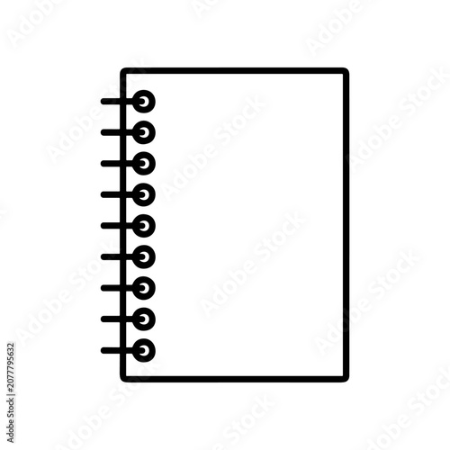 Spiral Bound Notebook Journal Book.