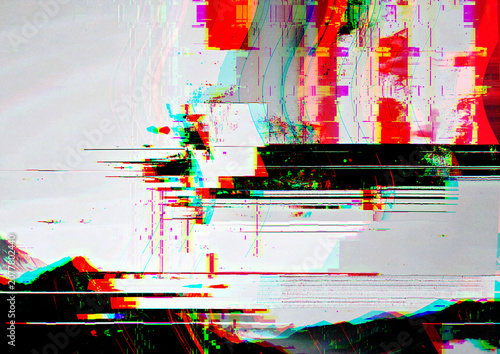 Large abstract screen glitch texture