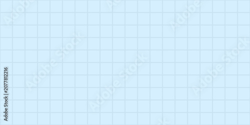Blue tile design for wall and floor in kitchen, bathroom, toilet and living room. Clean square ceramic tiled grid pattern. Vector illustration.