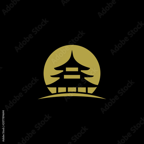 Pagoda Logo Modern Graphic download