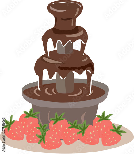 chocolate and strawberry