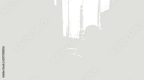 Silhouette of people gathering in a brightly lit room, blurred background