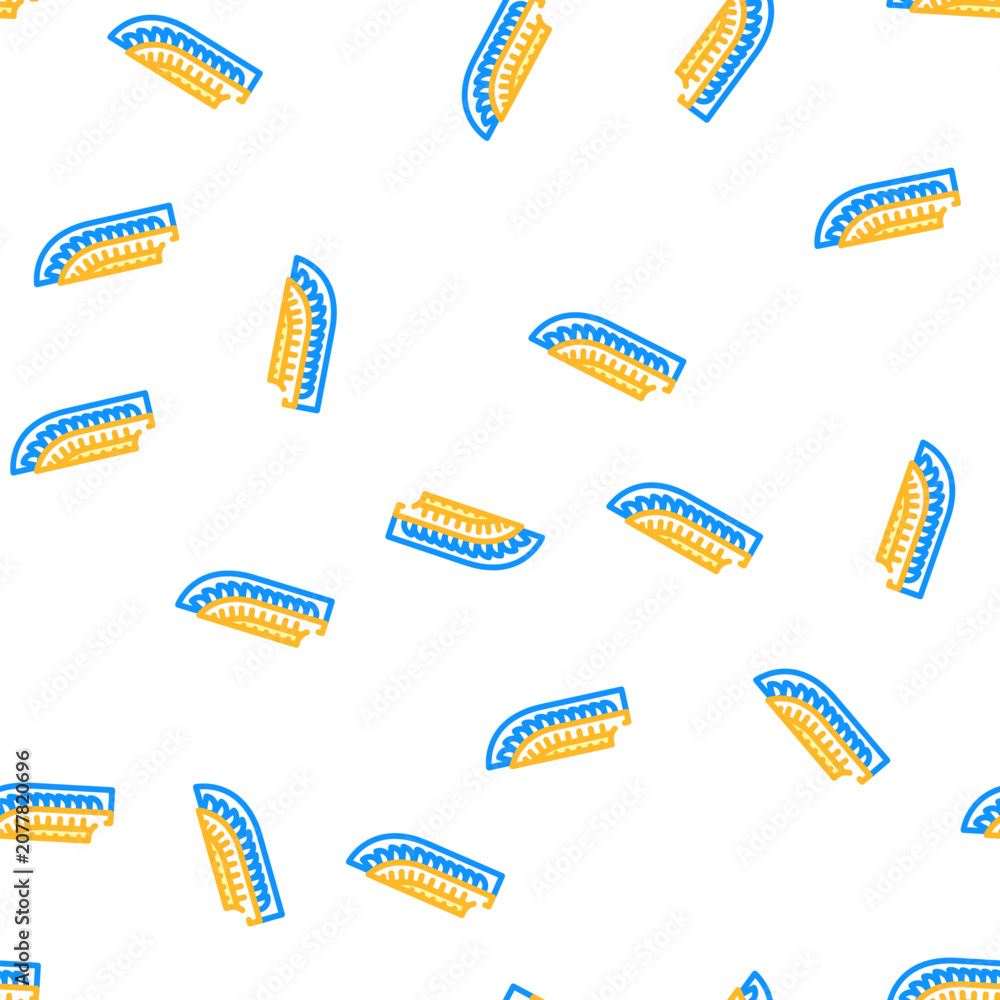Obraz premium egyptian wing vector seamless pattern egyptian wing sign illustration