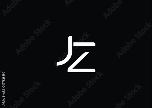 JZ creative modern lettermark logo for modern branding and corporate identity design
