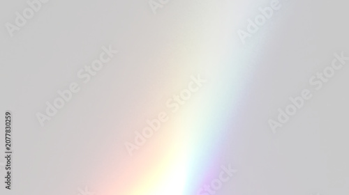 Cuadro en lienzo Rainbow crystal artwork featuring diamond sparkle, diffraction glow, specular re