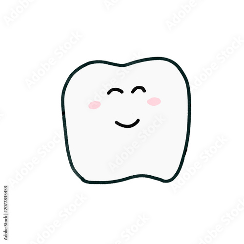 歯のキャラクターイラスト