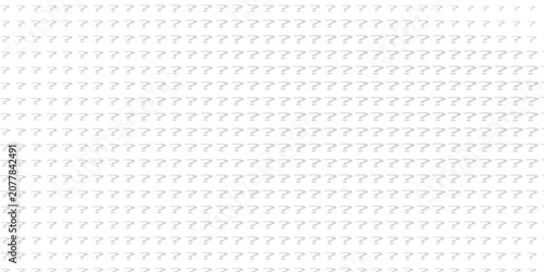 Question mark seamless pattern. Repeating interrogation patern. Black simple quastion on white sample background. Repeated modern wallpaper guess for design prints. Repeat swatch. Vector illustration