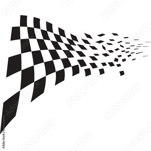 Checkered Racing Flag
