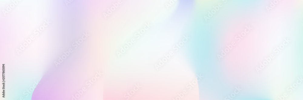 Fototapeta premium Holographic Gradient. Iridescent Background. Violet Soft Texture. Pastel Fluid. Retro Geometric Backdrop. Vintage Foil. Hologram Background. Metal Glitter. Blue Holographic Gradient