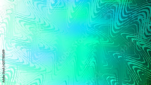 Bild auf Leinwand Abstract pixel art background with blue and green color gradient shift