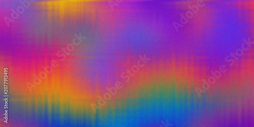 Fotografie Abstract vibrant multi color wave pattern background with digital noise texture for energetic creative graphic design projects