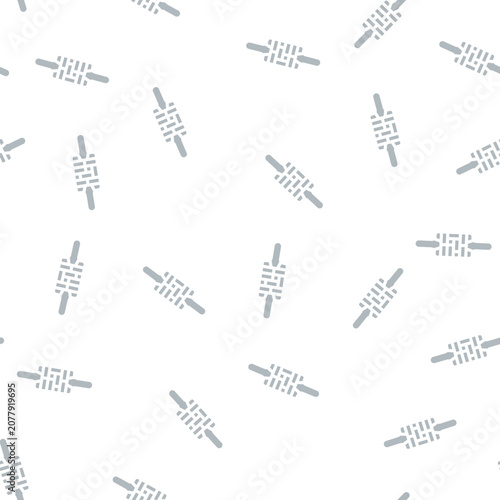 Foto rolling pin patterned glyph vector seamless pattern
