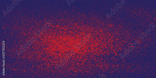 Red Particle Grunge Texture Background With Dark Vignette, Abstract Noise And Speckled Effect