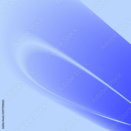 Abstract blue minimalist background with soft gradients and flowing curves