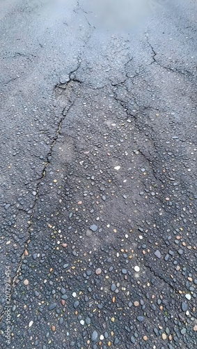 Cracked icy surface with a frosty texture pattern.