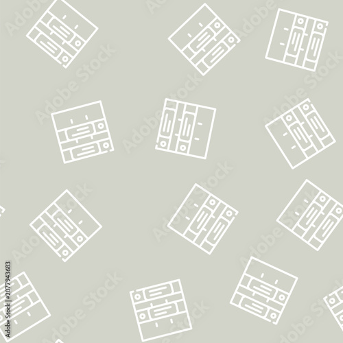 Cuadro en lienzo folders with documentation stationery line seamless pattern folders with documen