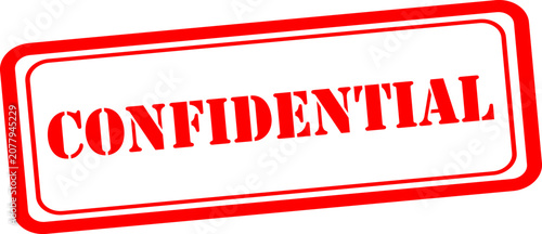 Confidential stamp for secure document identification