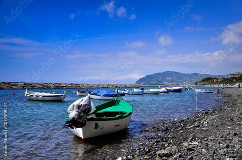 The village of Cervo Ligure on the Italian Riviera