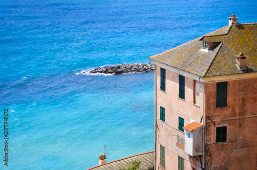 The village of Cervo Ligure on the Italian Riviera
