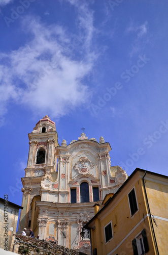 The village of Cervo Ligure on the Italian Riviera