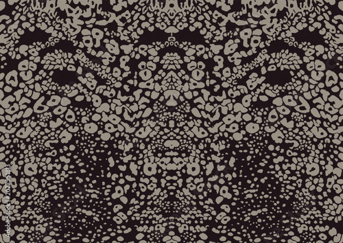 Εκτύπωση καμβά Hybrid leopard and tiger fur pattern