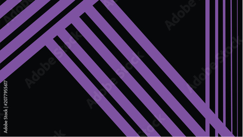 Purple line abstract vector illustration diagonal vertical parallel lines black background geometric symmetry modern minimalist digital design