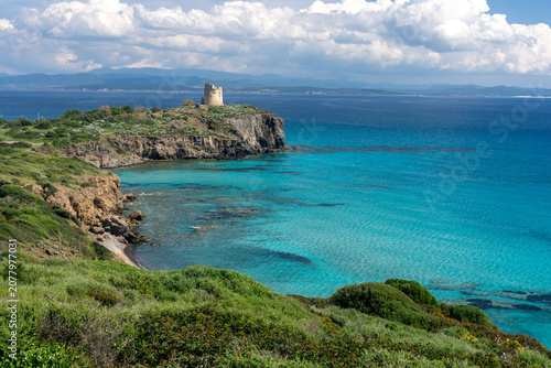 Canai Tower, Torre Canai,  Turri, Sant'Antioco, Sardinia, Italy