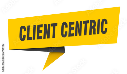 Cuadro en lienzo client centric banner