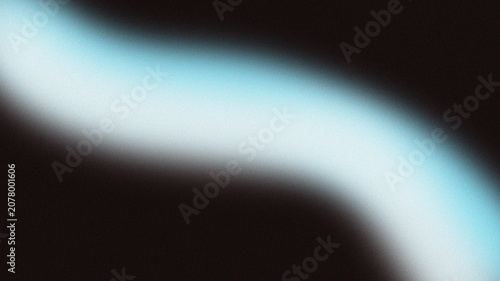 A stunning visual representation of a celestial body with a bright blue and white curved line on a black background